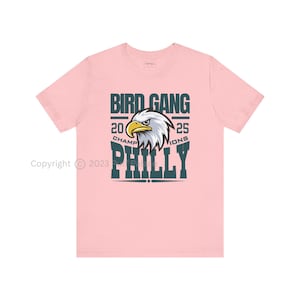 Philly Shirt | Bird Gang Champion Football Unisex Jersey Short Sleeve Tee | Philadelphia Fan TShirt Eagles Merch Gift Go Birds | 10 Colors