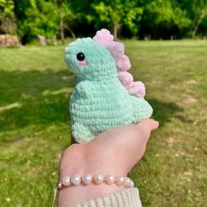 Chunky Baby crochet dino/customizable dinosaur plus/gifts for kids/dino gifts/kawaii dino/cute dinosaur plush/cute crochet/crochet dinosaur