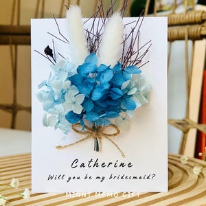 Personalized Flower Greeting Card | Personalized Card, Bridesmaid Proposal Card, Bridesmaid Card, Birthday Card, Wedding Card, Anniversary