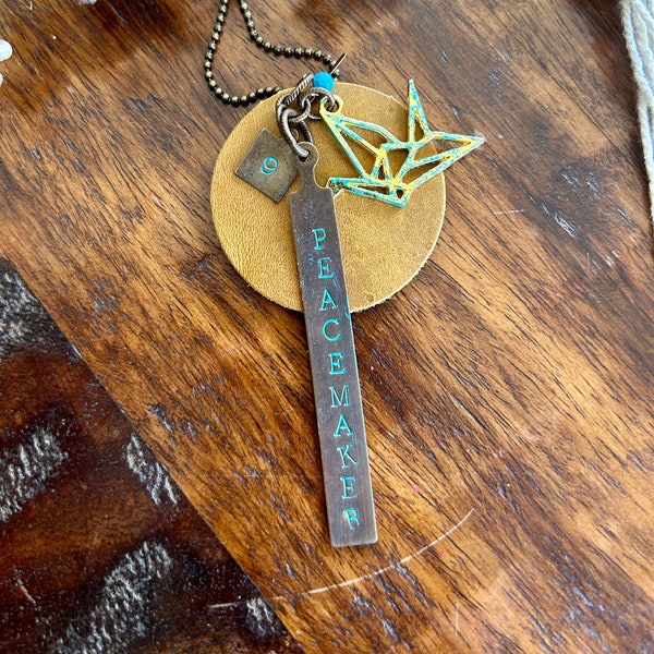 Enneagram Nine- "Peacemaker" Necklace