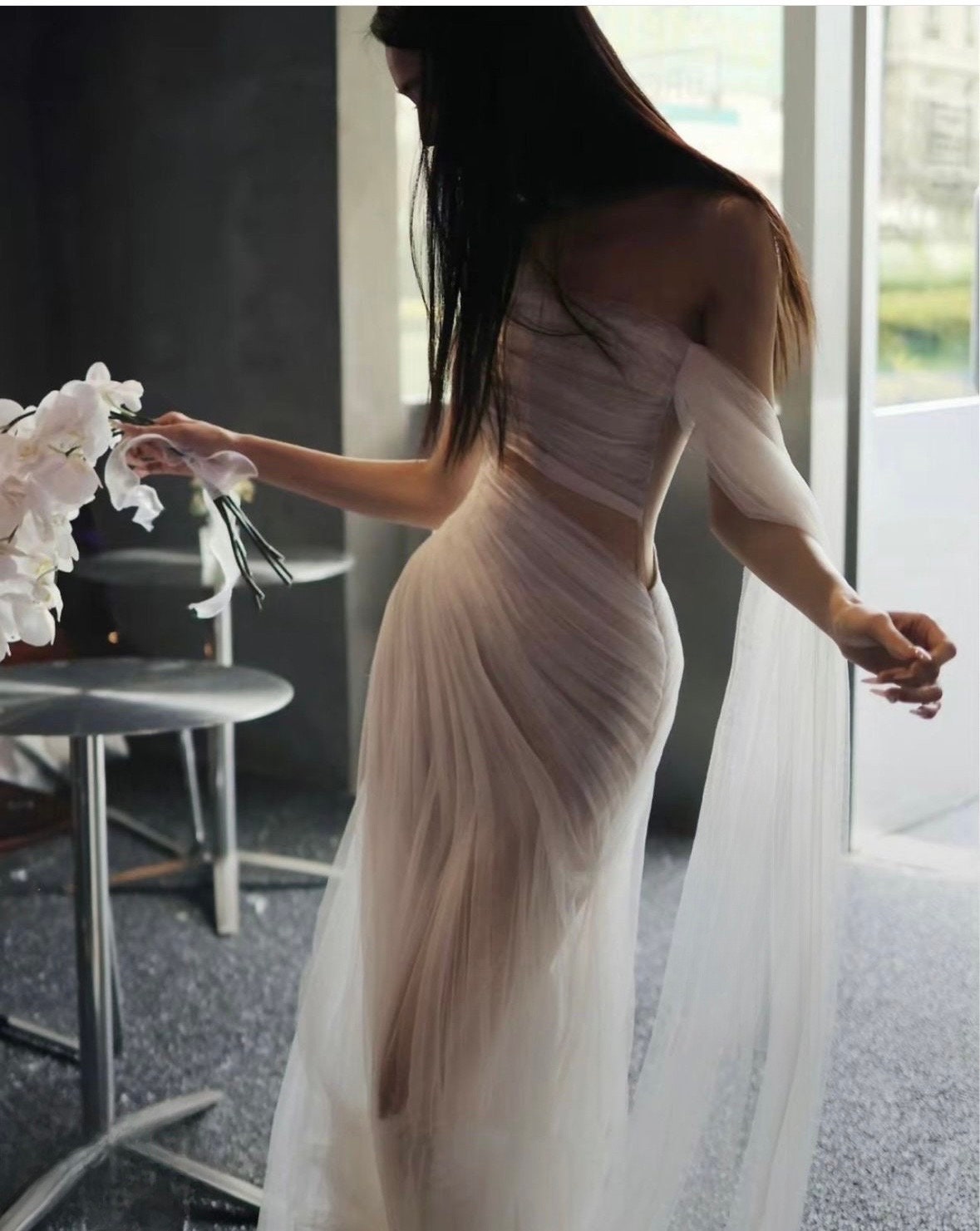 Pleated Tulle Dress - Etsy 