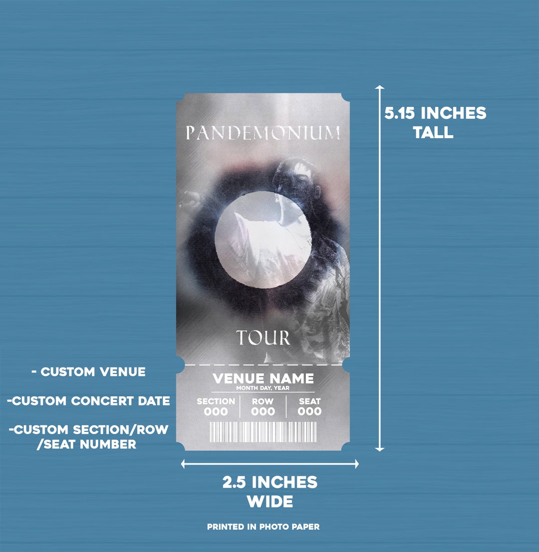 Joji Pandemonium Tour Custom Physical Memory Souvenir Concert Etsy