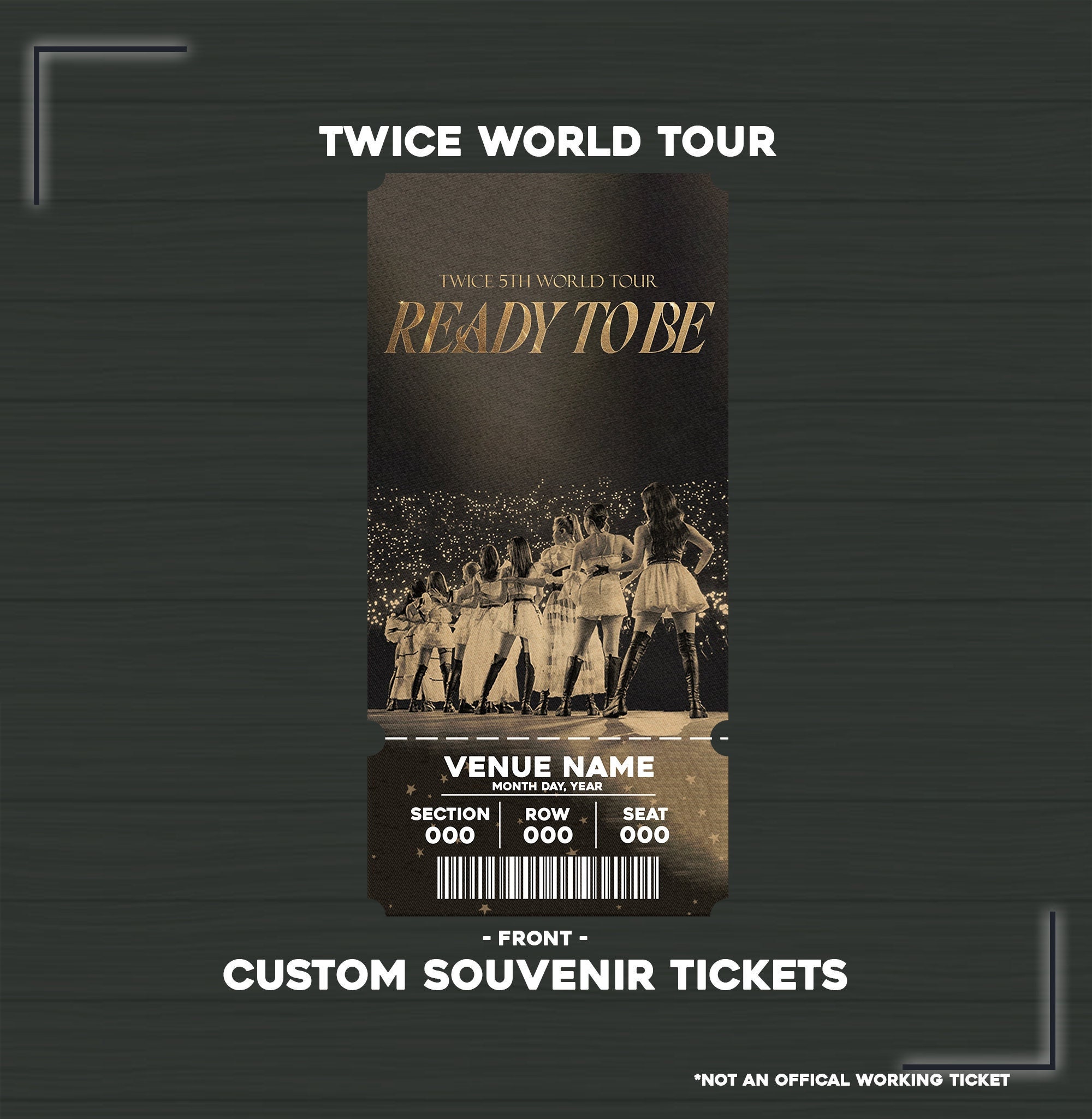 Score tickets to TWICE 5th World Tour Ready To Be concert