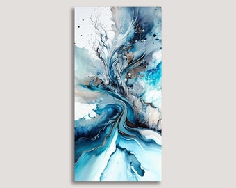 Leinwand Abstrakt Bunt Natur XXL – Vlies-Leinwand Druck, Mehrfarbig, Für Wohnzimmer & Mehr Wandbild Pusteblume