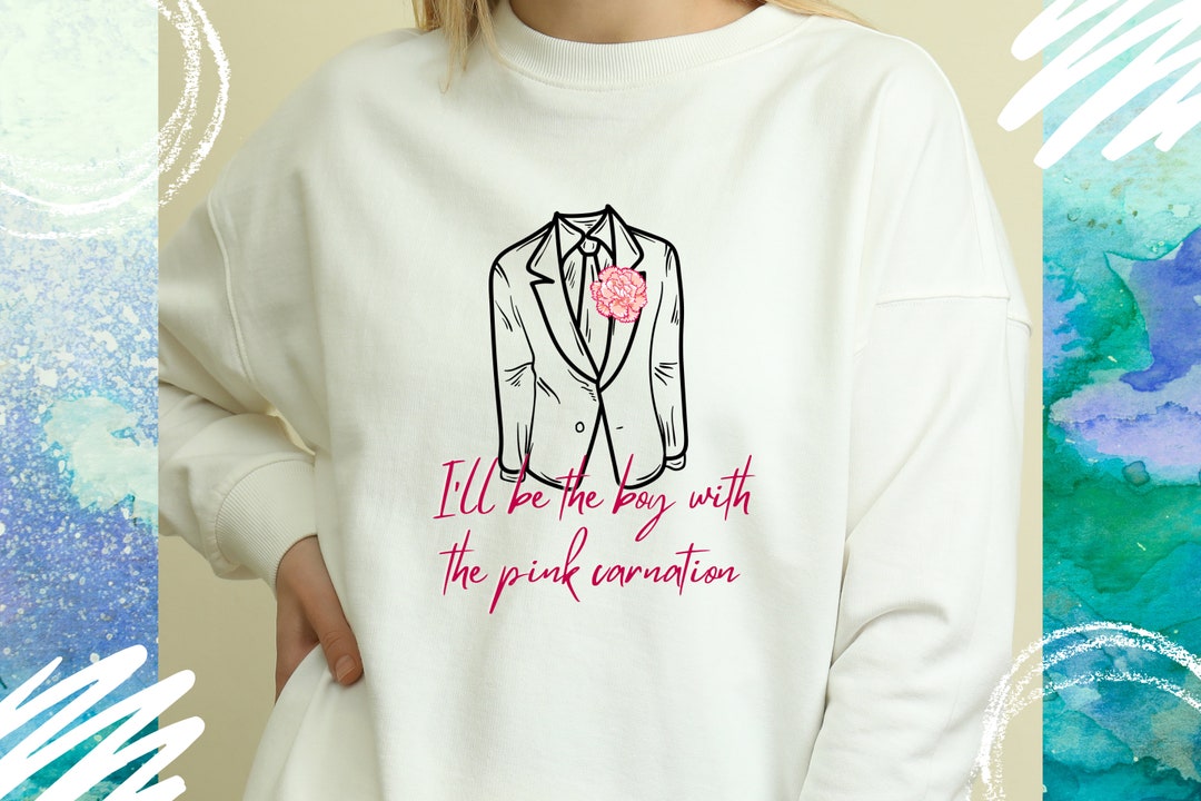 Pink Carnation Sweatshirt, Boy Genius Sweatshirt, Boy Genius Merch