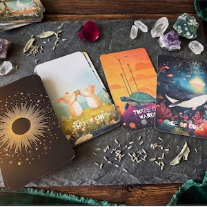 Feasts & Fables Tarot Deck | Luxury Indie Tarot | 78 Cards 350gsm | Premium Magnetic Gift Box | Indie Artist Tarot Deck | Black Tarot