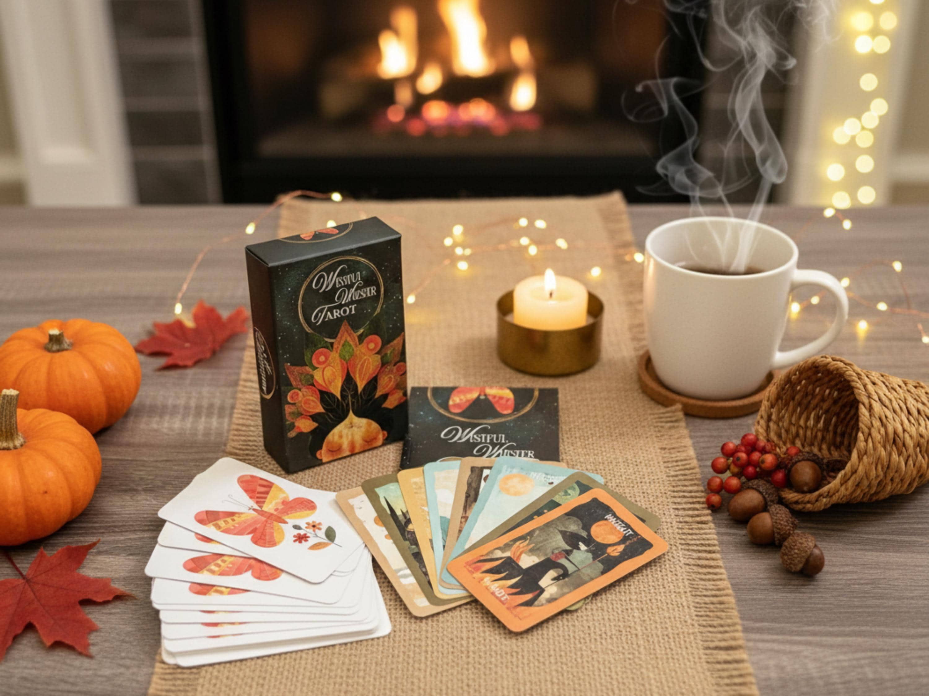 Wistful Whisper Tarot Deck: 78-card Mystical Divination Tool