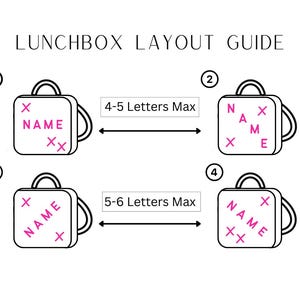 Personalized Lunchbox Kids Custom Lunch Box for School Bag With Patches ...