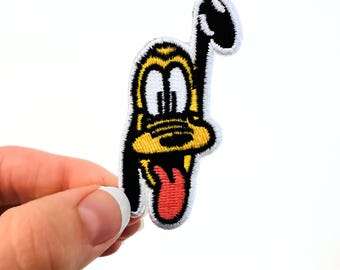 Iron on Pluto Disney Patch Disney Backpack Patch Iron-on Disney Bag Travel Pouch Donald Duck Mickey Patch for Bags DIY Disney World Trip