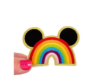 Parche bordado de Disney para planchar, para bolso de Disney, para hacer uno mismo, parche de Disney World, para bolsa de viaje, para mochila personalizada de Disney, parche para planchar, para mochila de Disney.