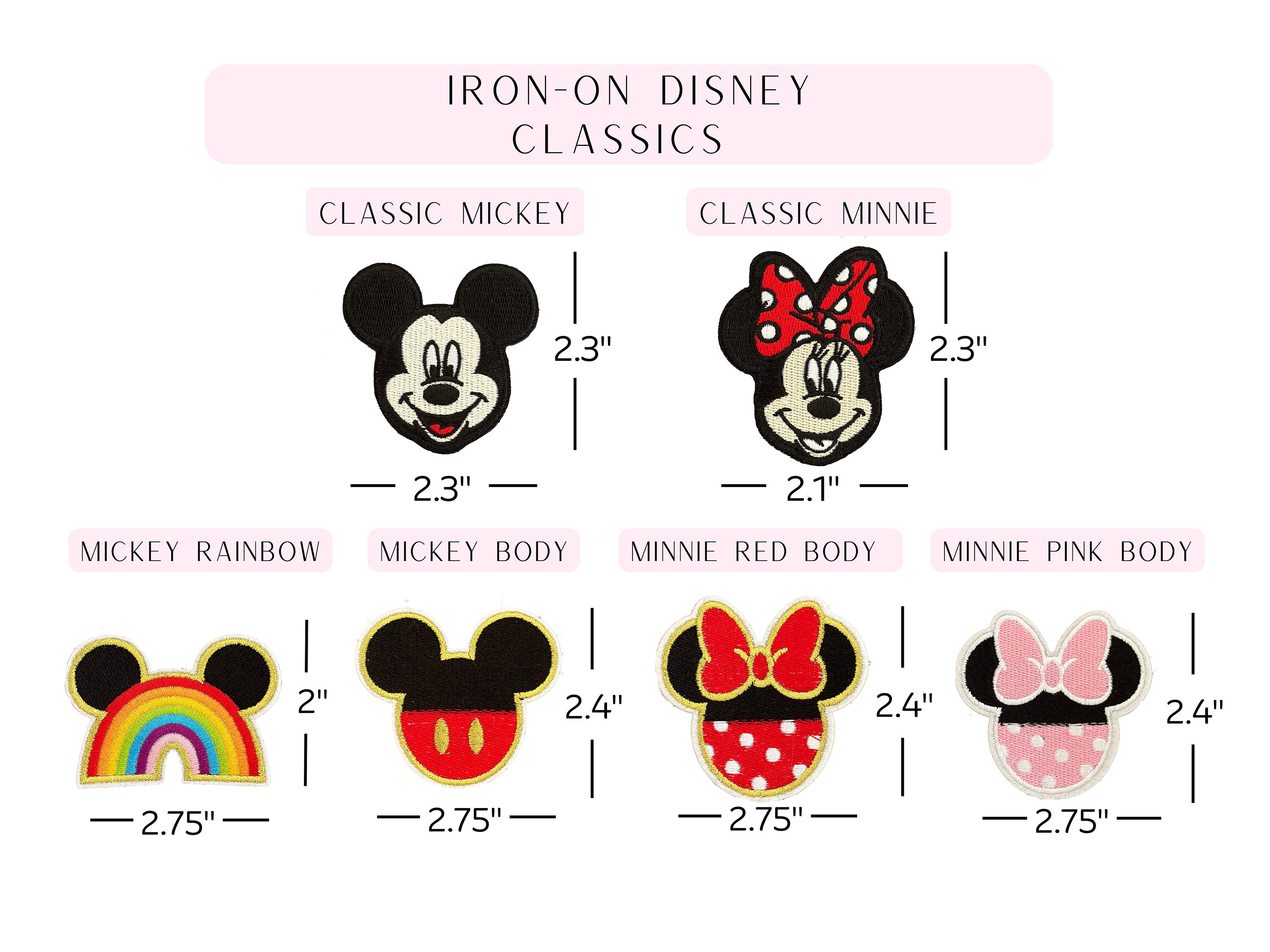 Disney Personalized Kids Backpack Custom Chenille Name Patch Bag ...