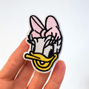 Iron on Daisy Disney Patch Disney Backpack Patch Iron-on Disney Bag Travel Pouch Donald Duck Mickey Patch for Bags DIY Disney World Trip