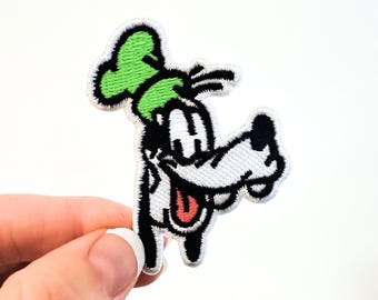 Iron on Goofy Disney Patch Disney Backpack Patch Iron-on Disney Bag Travel Pouch Donald Duck Mickey Patch for Bags DIY Disney World Trip