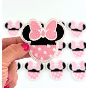 Minnie Mouse Patch for Disney World patch iron on Mickey Mouse patch Disney personalized bag custom patches for Disney World Mickey Mouse
