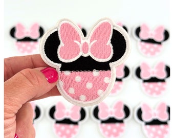 Minnie Mouse Patch for Disney World patch iron on Mickey Mouse patch Disney personalized bag custom patches for Disney World Mickey Mouse