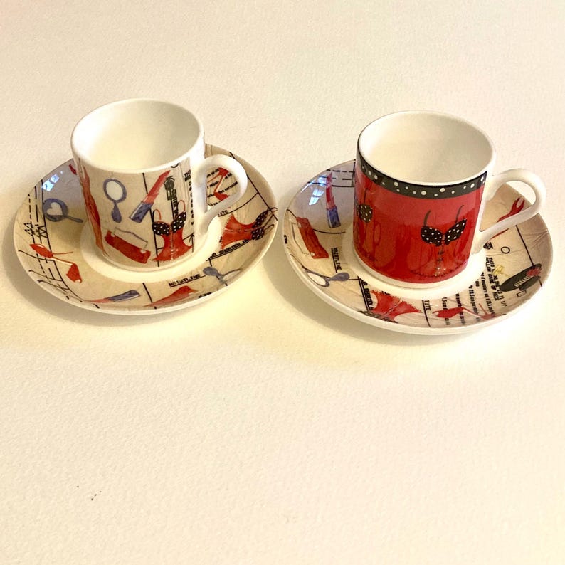 Christopher Vine Design Inhesion Espresso Cup and Saucer X 2. Australia ...