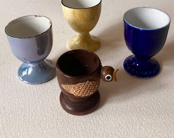 ヴィンテージ ラスターウェア エッグカップ - 日本製 - 6個セット