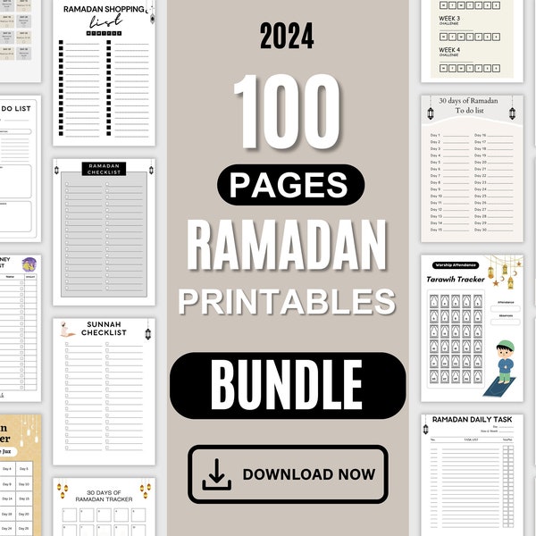 2024 Ramadan Planners Printable,Ramadan Trackers,Ramadan Printable’s,Ramadan Decor,Ramadan Activities,Journal For Ramadan,Muslim Planner,Pdf