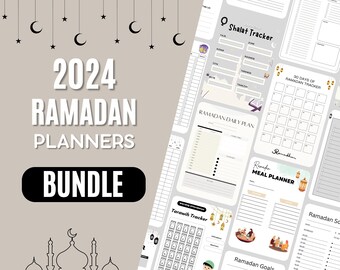 100 Ramadan Planner Bundle Printable,Ramadan Trackers,Ramadan Printable’s,Ramadan Decor,Ramadan Activitie,Journal For Ramadan,Muslim Planner