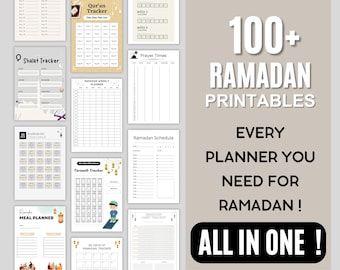 2024 Ramadan Planners Printable,Ramadan Trackers,Ramadan Printable’s For Kids,Ramadan Decor,Ramadan Activities,Muslim Planner,Digital Pdf