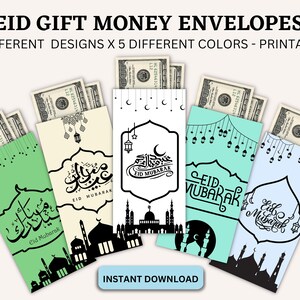 Printable eid gift money envelope for Eid gift for all age’s Eid gift