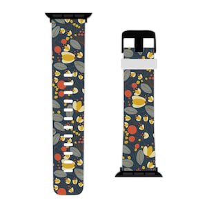 Apple Watch Band Series 1, 2, 3, 4, 5, 6, 7, 8, Se And Ultra, Sweat And Odor Proof, All Seasons in Navy