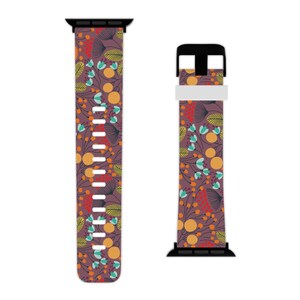 Apple Watch Band Series 1, 2, 3, 4, 5, 6, 7, 8, Se And Ultra, Sweat And Odor Proof, All Seasons in Eggplant