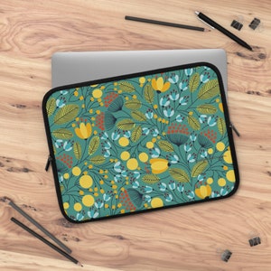 Leuke, unieke, stijlvolle 10-inch, 13-inch, 15-inch, 17-inch laptophoes in jadegroen; Perfect voor haar; Beste cadeau om terug te gaan naar de universiteit