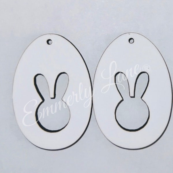 Bulk Earring blanks | Wholesale Sublimation Earring Blanks | Bulk Bunny Earring Blanks | Sublimation Blanks | Sublimation Bunny Earrings