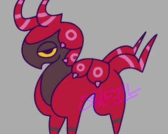 poke bug centipede acrylic keychain