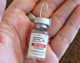 testosterone vial pendant trans transgender necklace