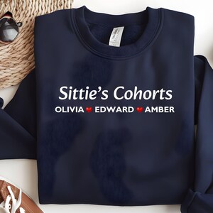 Personalized Arabic Grandma Sweatshirt: Grandkids Names Gift for Teta and Sitto