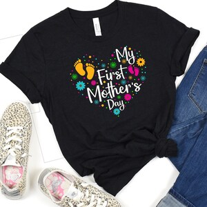 My First Mother&#39;s Day Shirt: Unisex Jersey Tee, New Mom Gift