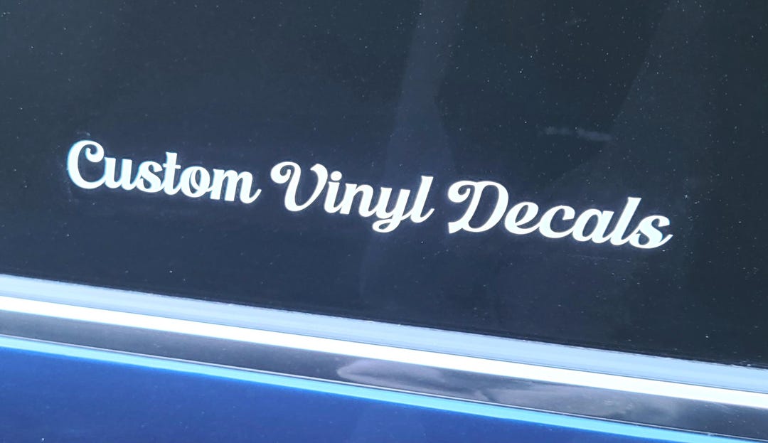 Create Decals Custom Vinyl Decals - Make Your Own Personalized Decal - Car/ Window ...