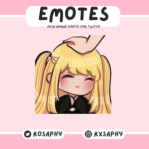 head pat goth anime girl emote | twitch & discord