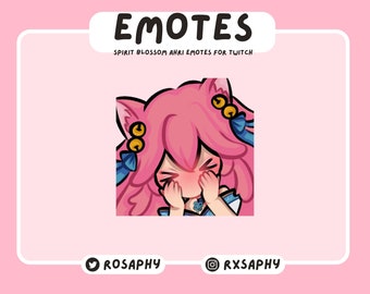 shy spirit blossom ahri emote