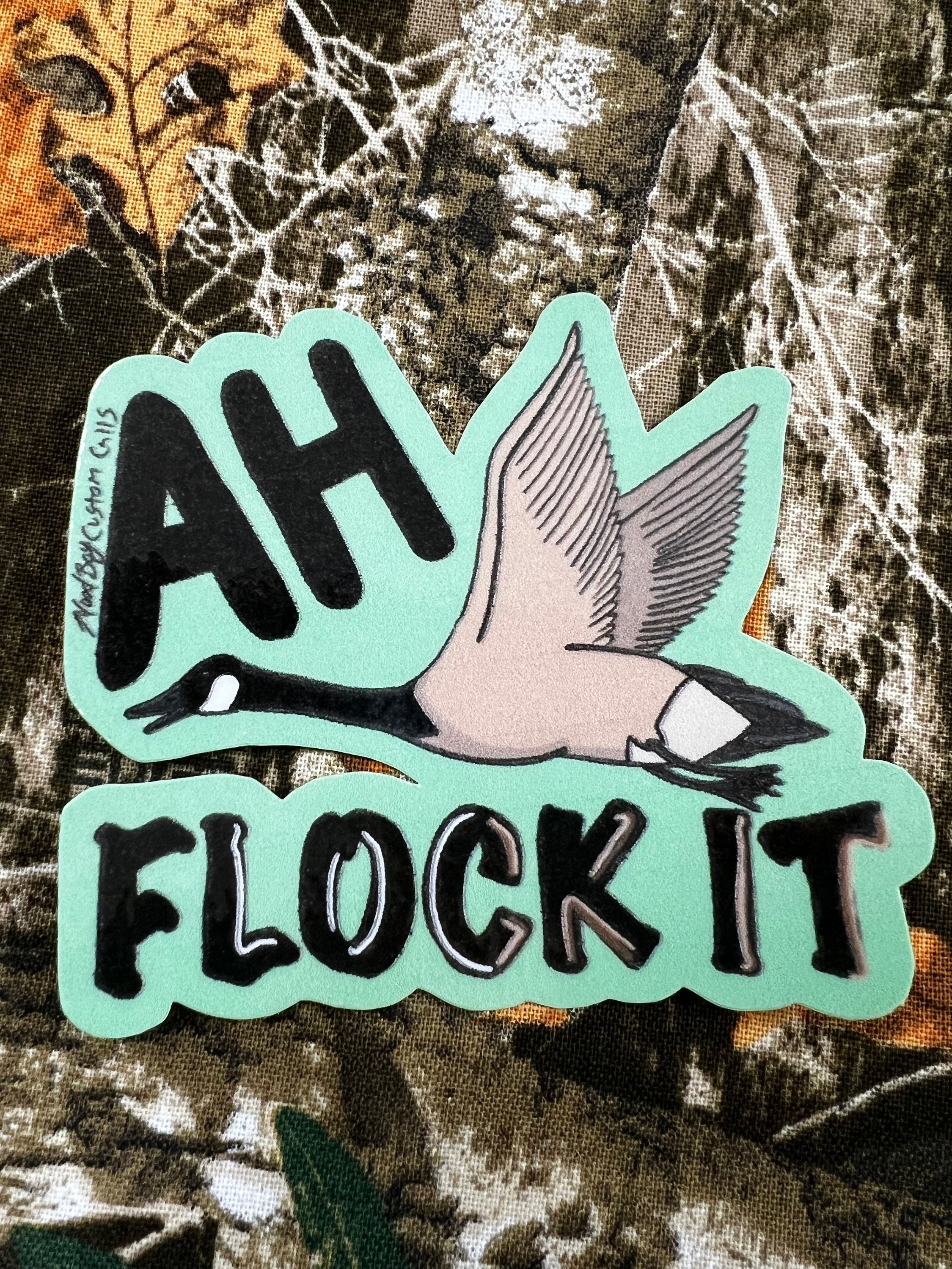 Ah Flock It Sticker - Etsy