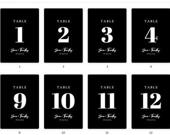 Black and White Minimalist Wedding Sign Bundle, Modern Wedding Sign Template Bundle, Wedding Signs Printable Download