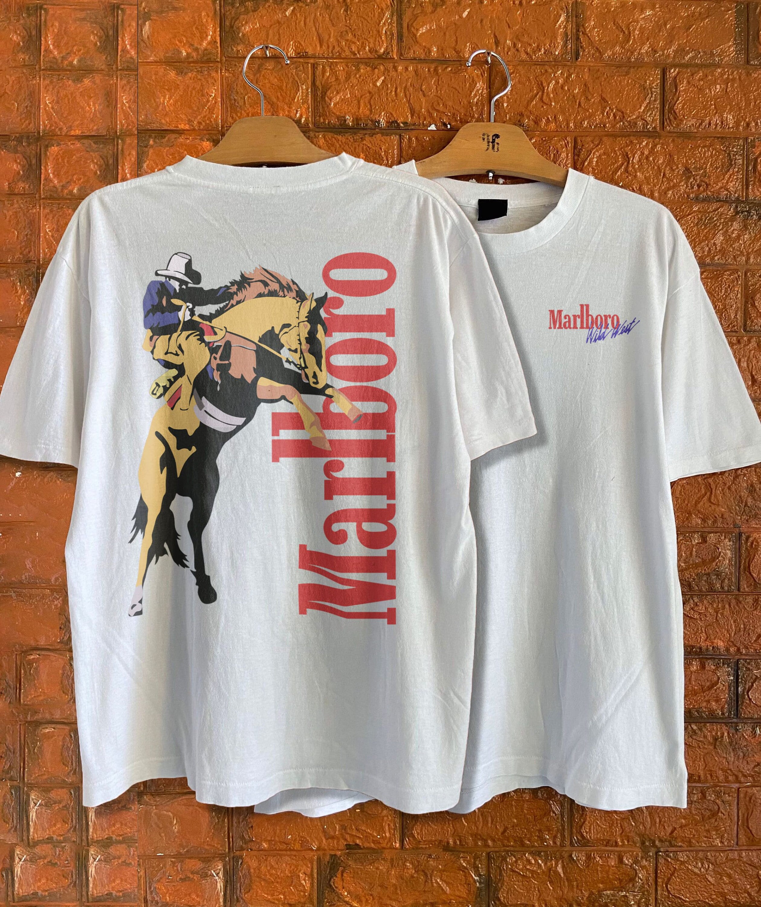 Vintage1990s Marlboro Cowboy Pocket Tシャツ - 通販 - piyersoft.com
