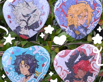Zenless Zone Zero Heart Buttons | Von Lycaon | Hugo Vlad | Harumasa | Manato