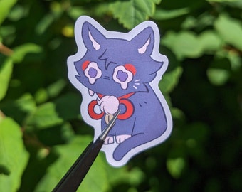 SCARAMEOW Matte Stickers | Scaramouche | Wanderer