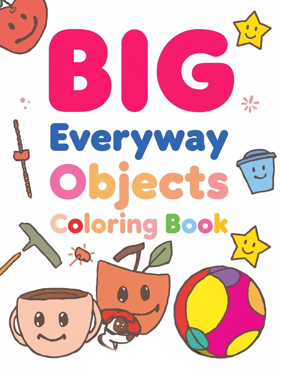 Big Bold Everyday Objects – Easy Toddler Pages – Printable Kids ...