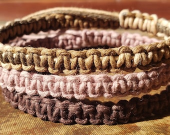Adjustable Thin Hemp Bracelet