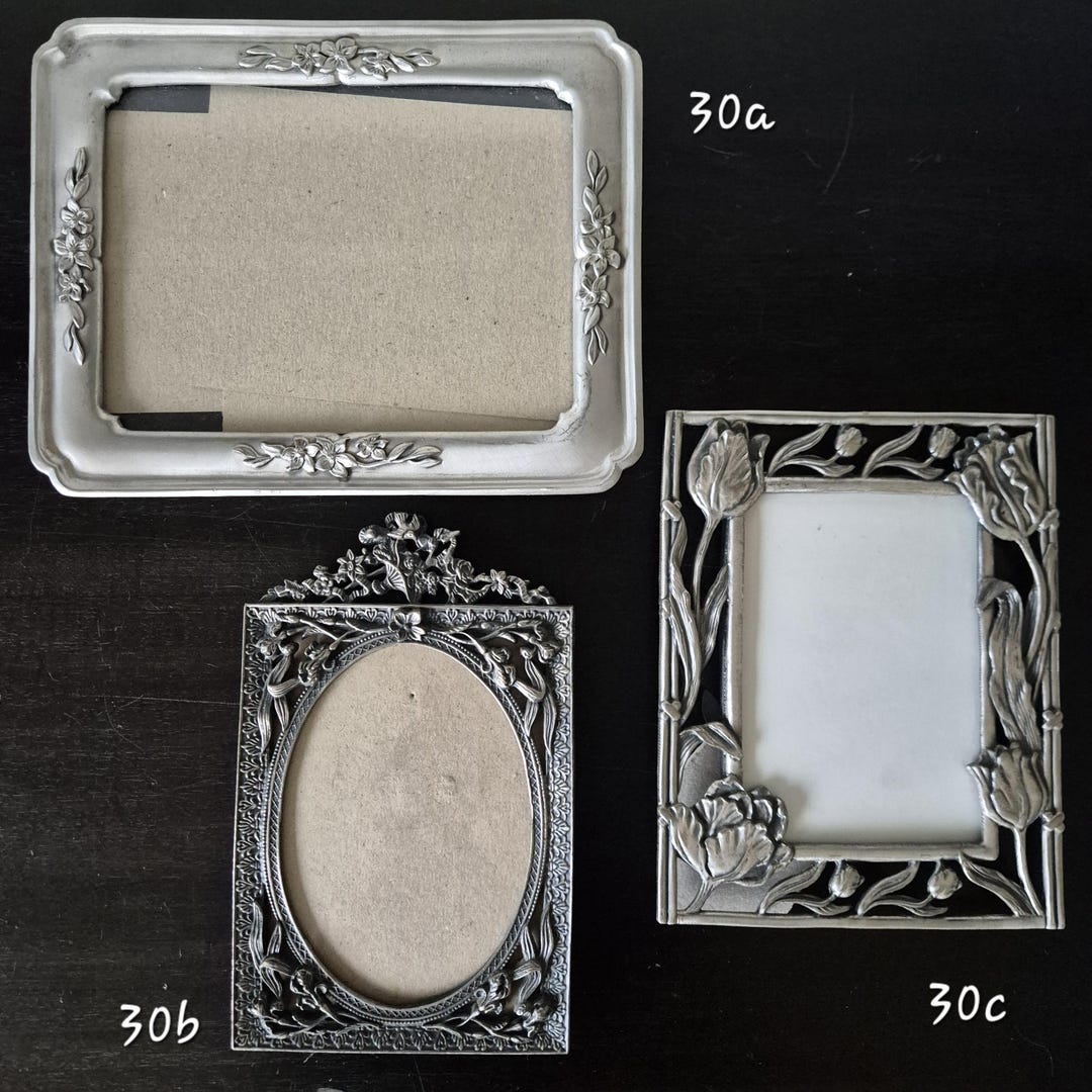 Assorted Vintage Metal Picture Frames ~ Delicate Ornate Design - Etsy