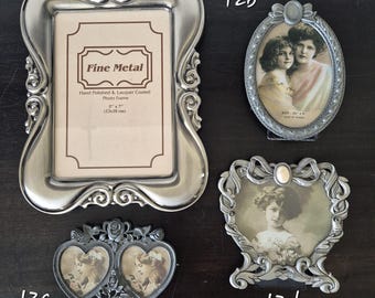 Assorted Vintage Metal Picture Frames ~ Delicate Ornate Design - Etsy