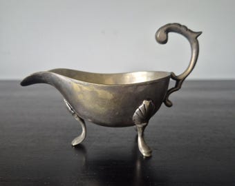 Vintage EPNS Footed Gravy Boat