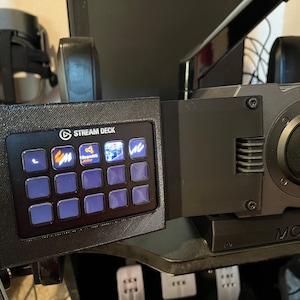 Moza R9/R12/R5 Streamdeck mount Narrow and Wide hole
