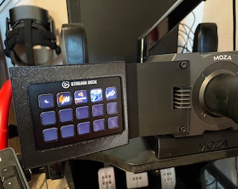 Moza R9/R12/R5 Streamdeck mount Narrow and Wide hole