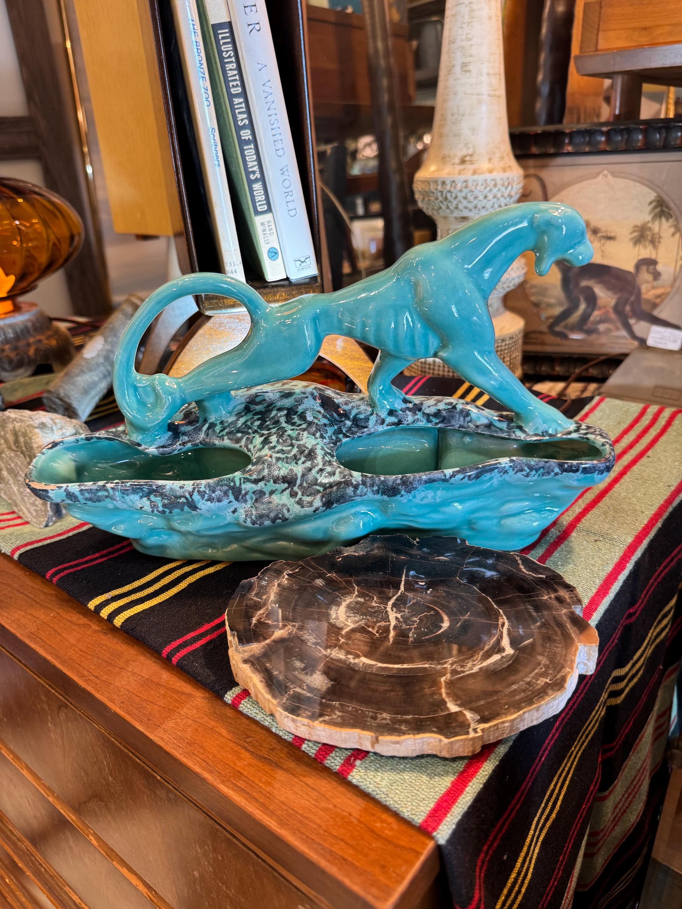 50s Ceramic Panther - Etsy