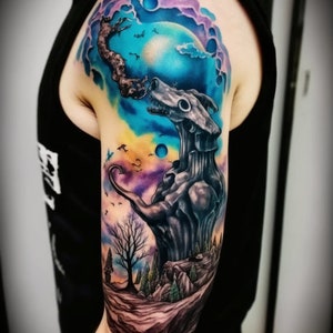 Benutzerdefinierte Oberarm Tattoo Design - personalisierte und einzigartige Kunst für Sie